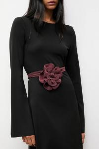 Замшевый ремень Answear.LAB, бордовый