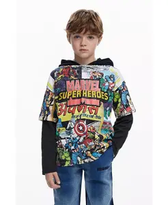 Футболка Marvel для мальчиков с эффектом многослойности Desigual, мультиколор