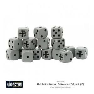 Фигурки German Balkenkreuz D6 Dice (16) Warlord Games