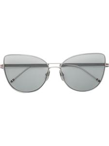 Thom Browne Eyewear солнцезащитные очки в оправе 'кошачий глаз', черный