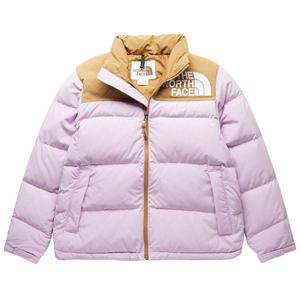 Куртка The North Face 90 Low-Fi Hi-Tek Nuptse Jacket Lupine/Utility Brown, розовый