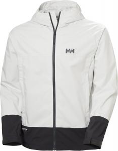 Куртка Helly-Hansen HH Block Hooded для мужчин - водонепроницаемая, дышащая верхняя одежда с регулируемым капюшоном и карманами на молнии Helly Hansen, 823 Nimbus Cloud