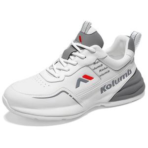 Kolumb Нескользящие и износостойкие низкие повседневные туфли, увеличивающие рост, мужские, белые, серые