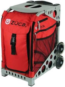 Сумка-вкладыш Zuca Sport, цвет "чили" (красный), с серой спортивной рамкой