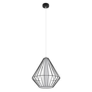 Подвесной светильник Sollux Lighting Demi, 28x28x28 см, черный