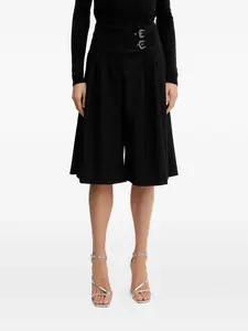 Шорты с пряжками Versace Jeans Couture, черный