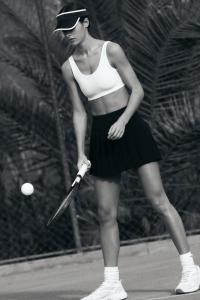 Спортивный бюстгальтер из материала drymove средней поддержки H&M, белый