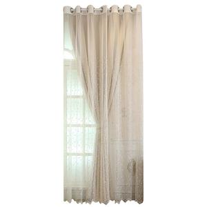 Оконный тюль, стильный, уникальный узор, полиэстер, затемняющий прозрачный оконный тюль для гостиной, королевский синий, размеры: XL Stuttg, бежевый