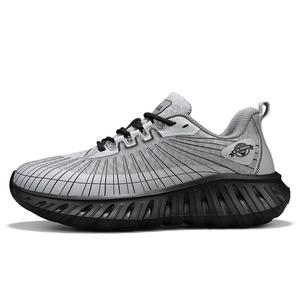 Нескользящие, износостойкие, дышащие, легкие повседневные низкие туфли унисекс G.N.SHIJIA, Smoke Gray