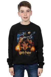 Толстовка с плакатом The Sorcerer's Stone Harry Potter, черный