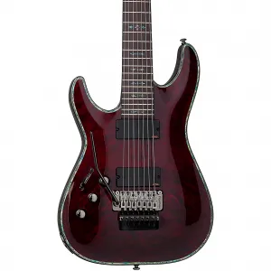 Электрогитара Schecter Guitar Research Hellraiser Left-Handed C-7 FR, черная вишня
