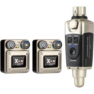 Xvive Audio U45R2 Wireless In-Ear Monitor System with Two U45R2