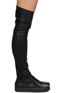 Черные голливудские высокие носки-кроссовки высокие сапоги Rick Owens DRKSHDW