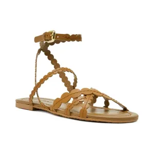 Кожаные сандалии кадди See by Chloé, коричневый