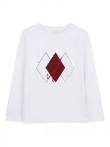 Толстовка с графичным принтом Givenchy Kids, белый