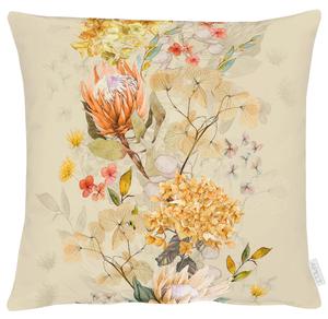 Наволочка 49/49 см Apelt, бежевый/коралловый