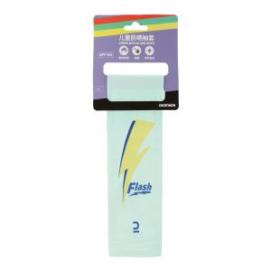 Защитный чехол для рук Flash Kids с защитой от ультрафиолета для бега - светло-зеленый Kiprun