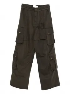 Брюки с накладными карманами Feng Chen Wang, коричневый