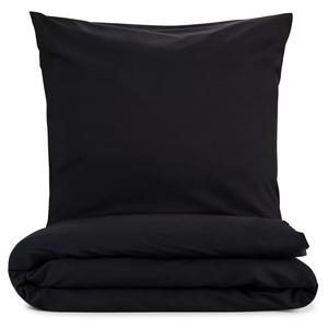 Постельное белье, комплект из 3 предметов, 240/220 см и 80/80 см, черное Blumtal, черный