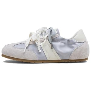 BASTO Дышащие женские кэжуал кеды лоу топ серебристо-серые, цвет Silver Gray