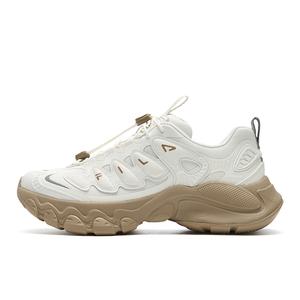 TRUFFLE Амортизация Устойчивость к истиранию Легкие Низкие Массивные Кроссовки Женские Белые FILA, белый белый/Ice Latte коричневый