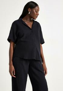 Рубашка MOM CRINKLED Lindex, черный