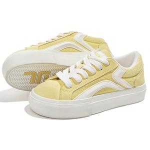 Туфли Pie Shoes противоскользящие износостойкие низкие скейтерские женские лимон TUOPIN, лимон[Новое улучшенное качество, повышенная устойчивость к истиранию]