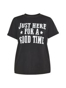 Женская футболка черного цвета usha FESTIVAL