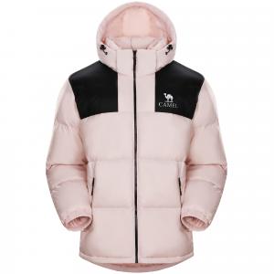 Пуховик Capsule Unisex CAMEL, белый jade powder / phantom черный