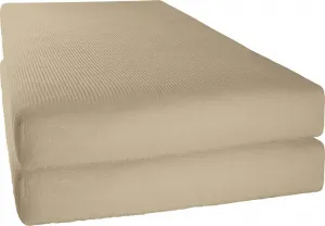 Простыня Wertingen, 2 шт, серо-коричневый, 100x200 см Erwin Müller