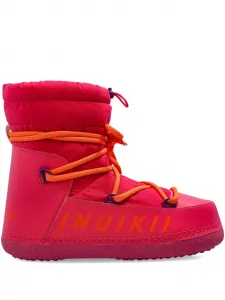 Сапоги на шнуровке с логотипом Inuikii, розовый