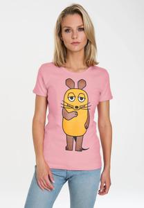Футболка с принтом DIE SENDUNG MIT DER MAUS LOGOSHIRT, цвет rosa