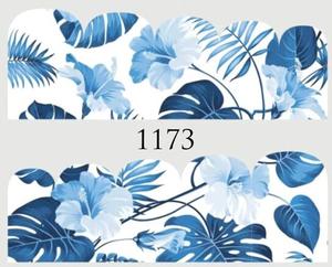 Водные наклейки для ногтей - №1173, Raisin