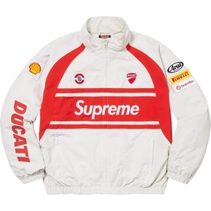 Supreme Куртка-бомбер Ducati, Light Gray/Light Grey