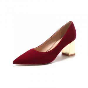 QITUMAUL Туфли на высоком каблуке 6,5 см, женские, красные