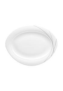 Сервировочная тарелка трио highline 35 x 27 см Trio Seltmann Weiden, бело-серая