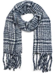 Шарф styleBREAKER, цвет dunkelblau/weiß