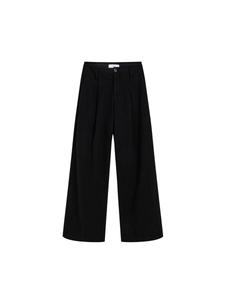 Свободные брюки со складками спереди Scalpers, черный