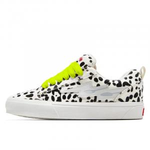 DUEPLAY Низкие скейтерские кеды унисекс в леопардовом принте неоново-зеленого цвета, цвет Leopard Print Neon Green
