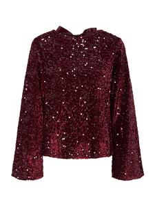 Блуза PIECES PCKAM, темно-красный