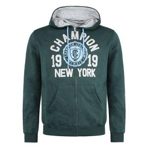 Удобная мужская темно-зеленая спортивная куртка Champion, зеленый