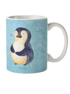 Детская кружка "Пингвиновая диета без слов" в цвете "ледяной синий" Mr. & Mrs. Panda