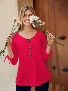 Рубашка Inspirations с рукавом 3/4 "Рубашка" Inspirationen, цвет Erdbeere