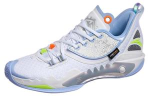 Баскетбольные кроссовки Shock Wave 5 мужские с низким верхом белые/синие Anta