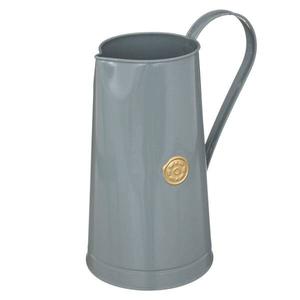 Ваза для цветов Atmosphera Créateur d'intérieur emailliert, 25 cm, 14x25x20 см, серый