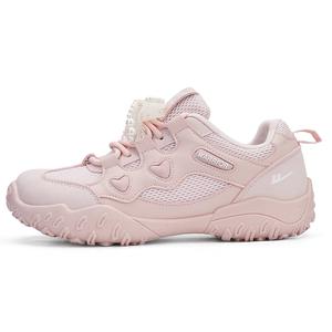 WARRIOR Устойчивые к истиранию низкие повседневные туфли, женские, розовые