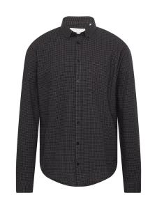 Клетчатая рубашка Casual Friday Regular fit Button Up Shirt Anton, черный