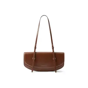 Плечевая сумка PU женская/black CHARLES&KEITH, коричневый