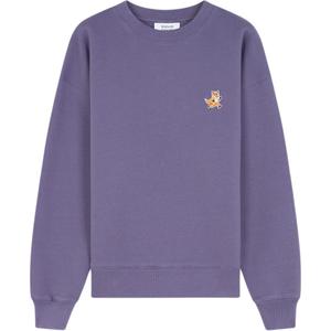 Свитшот Maison Kitsuné с аппликацией логотипа Maison Kitsune, china aster color