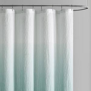 Занавеска для душа из тафты VCNY Home с эффектом омбре, цвет Aqua